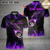 Maxcorners Billiard Fire Dragon 8 Ball Multicolor Customized Name, Team Name 3D Shirt