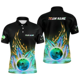 Maxcorners Bowling Flame Lightning Team Jersey Multicolor Option Customized Name 3D Shirt