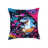 Maxcorners Darts Cool Dolphin Swim Ring Graffiti Multicolor Customized Name 3D Pillow