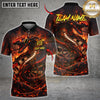 Maxcorners Darts Hellfire Snake Cobra Multicolor Customized Name, Team Name 3D Shirts