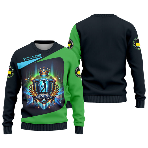 Maxcorners Augusta Golf Club Custom Men's Golf Polo Shirt, Funny Gift For Golfer