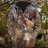 Maxcorners Deer Hunting 3D Full Printed Shirt