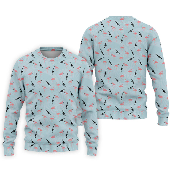 Maxcorners Funny Flamingos Golf Polo Shirt, Golfing Apparel, Mens Golf Gift, Funny Golf Polos