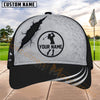 Maxcorners Golf Claw Scratch Circle Logo Personalized Name 3D Cap (6 Colors)