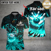 Maxcorners Bowling Assassin With Thunder Lightning Multicolor Customized Name, Team Name 3D Shirts