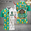 Maxcorners Darts I'm A Darts And Beer Kinda Girl Personalized Name, Team Name Unisex Shirt (4 Colors)