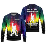 Maxcorners Custom Sasquatch Bigfoot Golf Polo Shirt , Funny Golf Shirt, Gift For Golfers