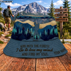 Maxcorners Hiking Mountain Forest Adventure Personalized Name 3D Cap