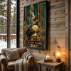 Maxcorners Wildlife Hunting Moose Bear Turkey Forest Collage Personalized Canvas Wall Art