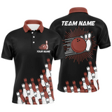 Maxcorners Retro Bowling Team Multicolor Option Customized Name 3D Shirt