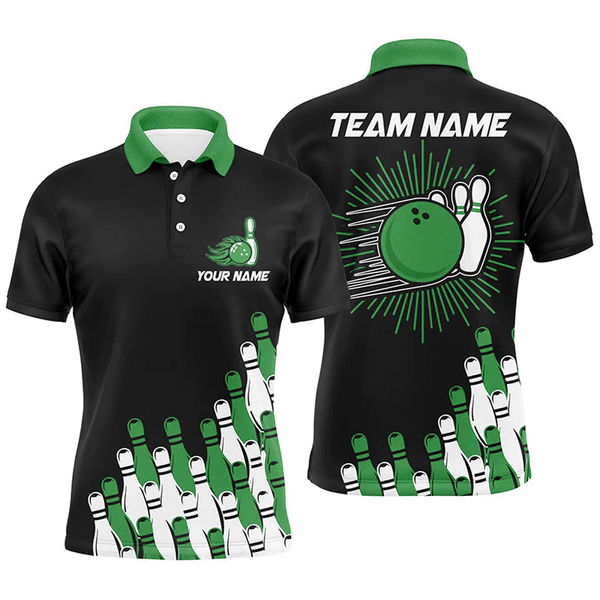 Maxcorners Retro Bowling Team Multicolor Option Customized Name 3D Shirt