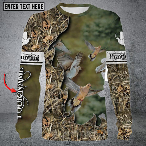 Maxcorners Personalized Name Goose Hunting Long Sleeve Shirt