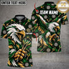 Maxcorners Darts Majestic Eagle Mascot Holding Darts Wings Spread Target Board Graphic Multicolor Customized Name, Team Name 3D Shirts