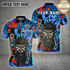 Maxcorners Darts Shirts Dartboard Cartoon Character Graffiti Style Multi Options Personalized Name, Team Name 3D Shirt