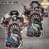 Maxcorners Dart Board Shark Mascot Fierce Expression Streetwear Style Multicolor Customized Name, Team Name 3D Shirts