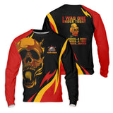 Maxcorners Custom Fire Skull Men's Golf Polo Shirt, Mens Golf Gift, Funny Golf Shirt