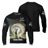 Maxcorners Custom Elite Golfer Golf Polo Shirt, Gift For Golfers, Mens Golf Gift