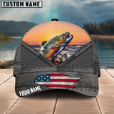 Maxcorners Trout Fishing Sunset Customized Name 3D Cap