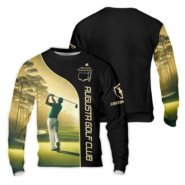 Maxcorners Augusta Golf Club Custom Men's Golf Polo Shirt, Gift For Golfers