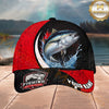 Maxcorners Fishing Red Black Water Splash Personalized 3D Cap
