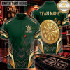 Maxcorners Darts & Dynamic Dartboard Shield Graphic Multicolor Customized Name, Team Name 3D Shirts