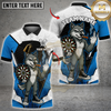 Maxcorners Wolf Darts Multicolor Customized Name, Team Name 3D Shirt