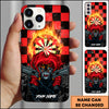 Maxcorners Darts Joker Dartboard Multicolor Personalized Name 3D Phone Case