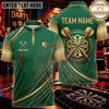 Maxcorners Darts & Dartboard Celtic Knot Graphic Multicolor Customized Name, Team Name 3D Shirts