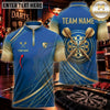 Maxcorners Darts & Dartboard Celtic Knot Graphic Multicolor Customized Name, Team Name 3D Shirts