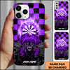 Maxcorners Darts Joker Dartboard Multicolor Personalized Name 3D Phone Case