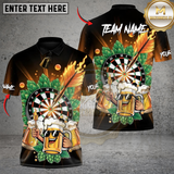Maxcorners Beer And The Darts Shot Personalized Name 3D Unisex Shirt