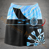 Maxcorners Darts Marble Geometric Personalized 3D Skirts With Shorts