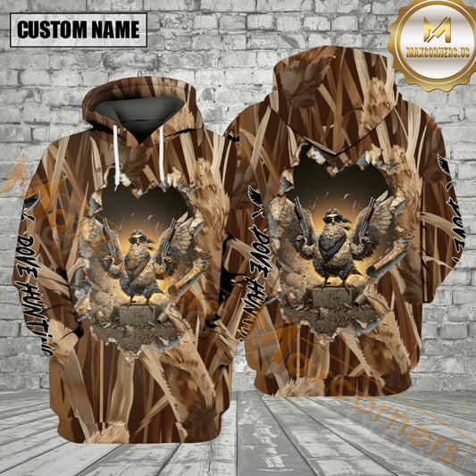 Maxcorners Funny Dove Hunting All Over Print Shirt 2 Best Gift For Hunter