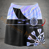 Maxcorners Darts Marble Geometric Personalized 3D Skirts With Shorts
