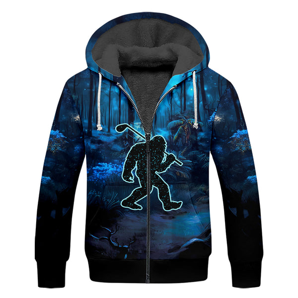 Maxcorners Not All Who Wander Are Lost Bigfoot Men's Golf Polo Shirt, Funny Golf Shirt, Dad Golf Gift