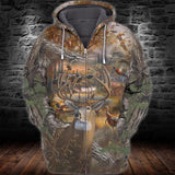 Maxcorners Hunting Deer Stylee  Shirt 3D All Over Printed Clothes