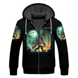 Maxcorners Not All Who Wander Are Lost Custom Bigfoot Men's Golf Polo Shirt, Funny Golf Shirt, Dad Golf Gift