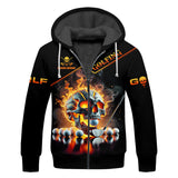 Maxcorners It Takes A Lot Of Balls To Golf Like I Do Custom Men's Golf Polo Shirt, Skull Golf Shirt, Funny Golf Shirt