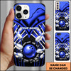 Maxcorners Bowling Power Strike Ball Multicolor Personalized Name 3D Phone Case