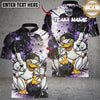 Maxcorners Bowling Cool Duck Multicolor Customized Name, Team Name 3D Shirts