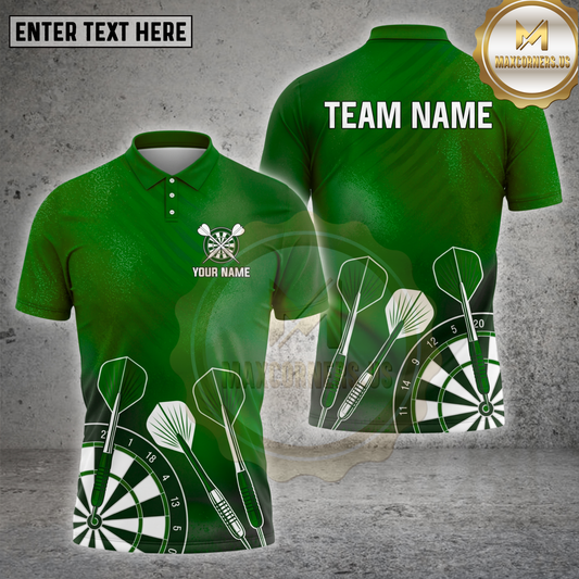 Maxcorners Darts Shirt Minimalist Dartboard Multiple Options Personalized Name, Team Name 3D Shirt