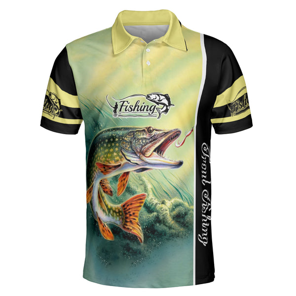 Maxcorners Custom Name Trout Fishing 3D Polo