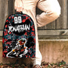 Maxcorners Motocross Personalized Name And Number Backpack