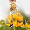 Maxcorners Honey Bee Rock Paper Scissors I Win - Personalized Hoodie and Leggings LM1304