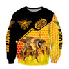 Maxcorners Personalized Name Honey Bee 3 All Over Printed Unisex Shirt LM1304