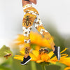 Maxcorners Honey Bee Rock Paper Scissors I Win - Personalized Hoodie and Leggings LM1304
