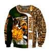 Maxcorners Honey Bee Pattern All Over Printed Unisex Shirt LM1304