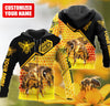 Maxcorners Personalized Name Honey Bee 3 All Over Printed Unisex Shirt LM1304