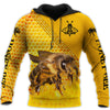 Maxcorners Personalized Name Honey Bee All Over Printed Unisex Shirt LM1304