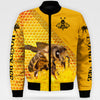 Maxcorners Personalized Name Honey Bee All Over Printed Unisex Shirt LM1304